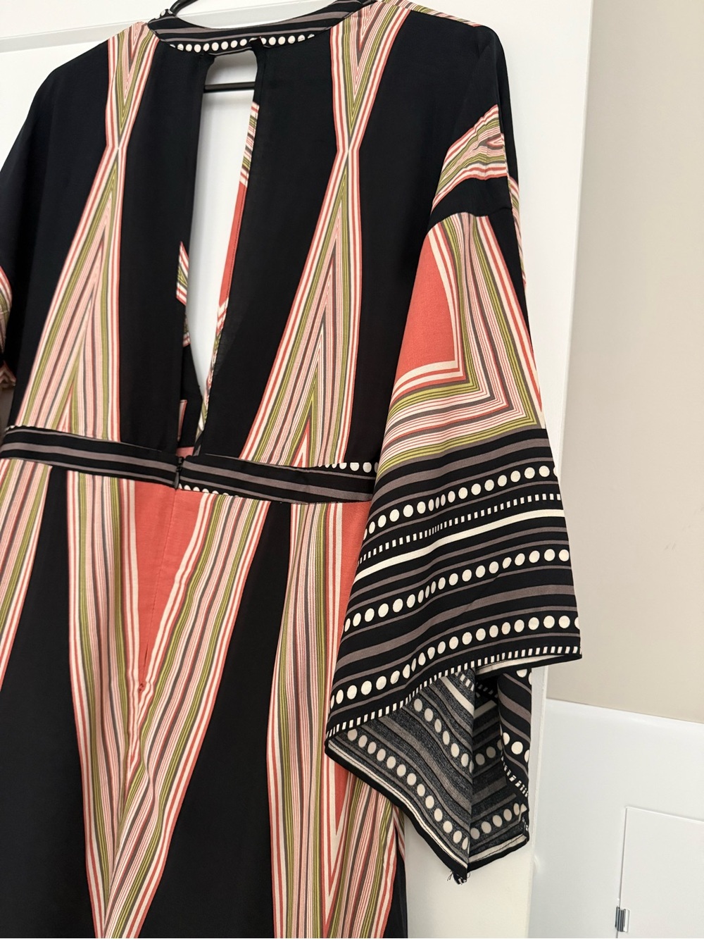 Lulus Montecito Black Print Maxi Dress M - Picture 11 of 17